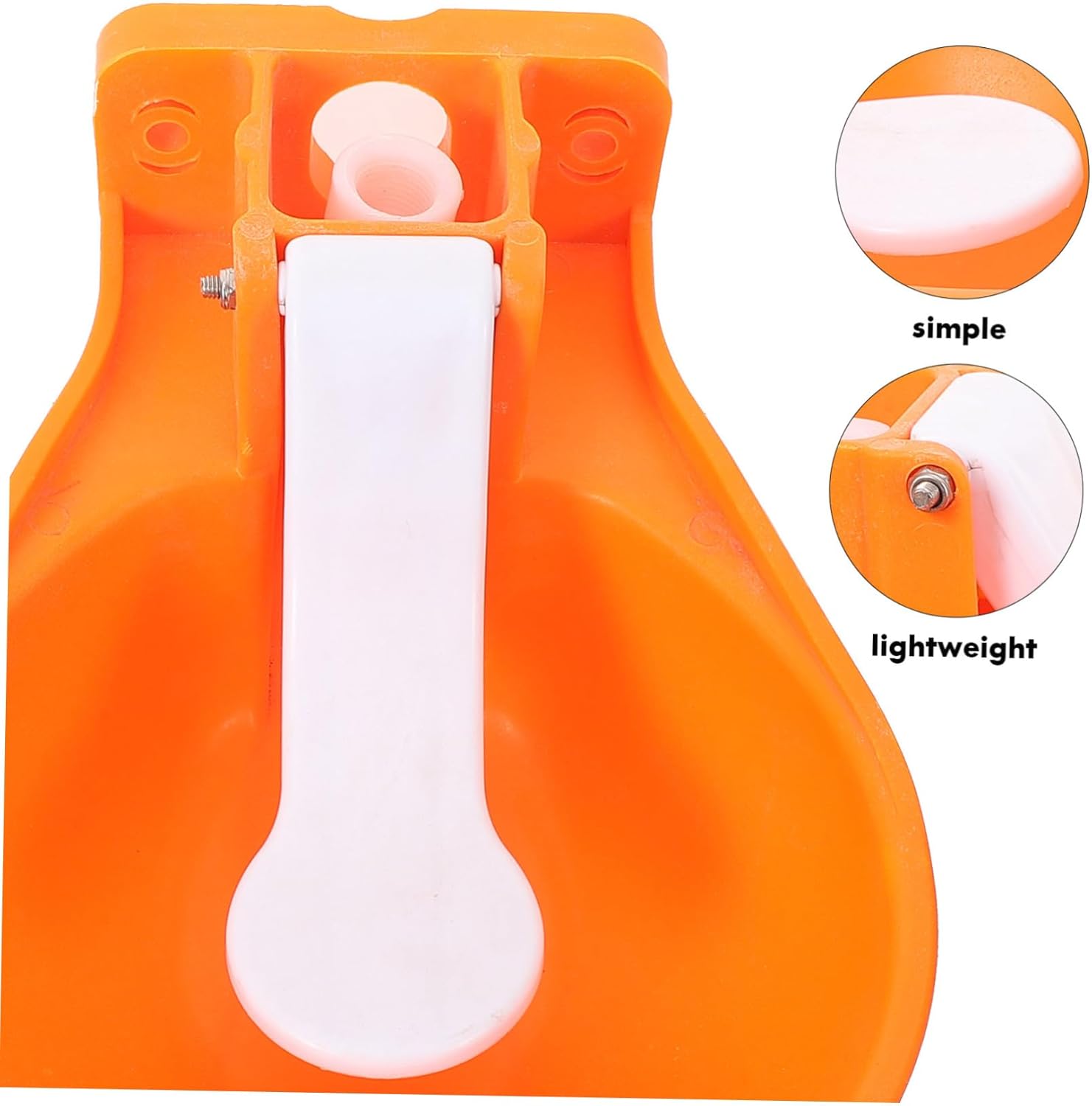 Abaodam 1set Automatic Cow Water Feeder Capacity Cow Drinking Bowl Float Valve for Livestock Easy to Clean and Install for Cattle Horses Goats and More