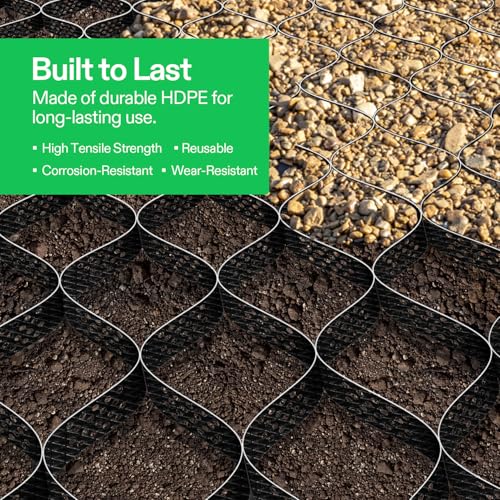 Image of VIVOSUN 3'' Depth Ground Grid, 6.5x17 ft, High-Density HDPE Geo Cell