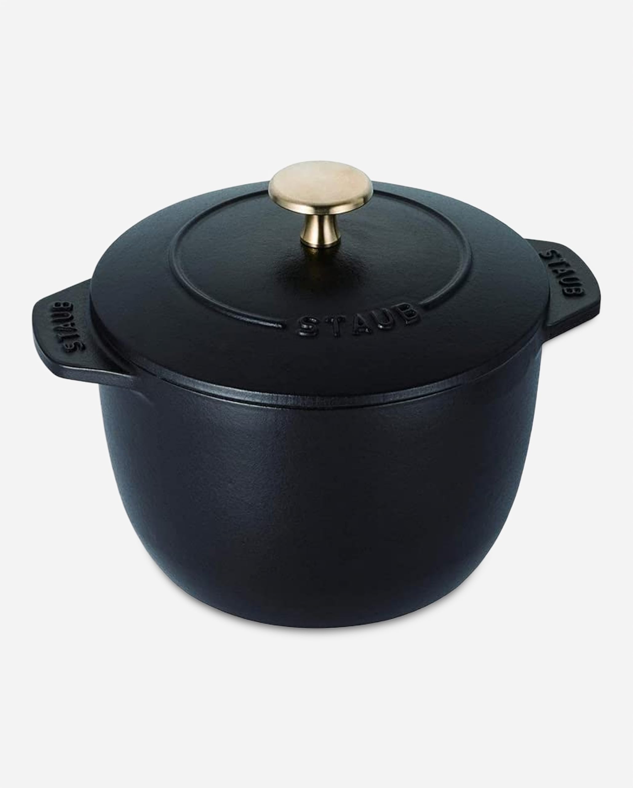 Amazon｜staub ストウブ ラ ココット de GOHAN M 16cm ブラック 鋳物