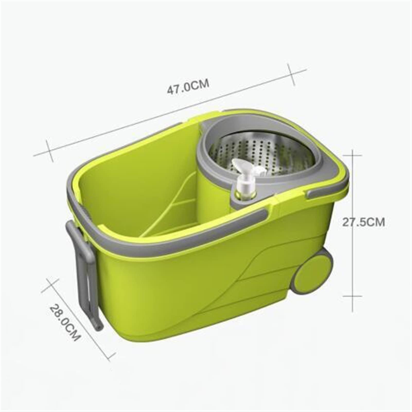 Mocio Acciaio inossidabile Rolling Spin Sistema MOP Sistema con ruote e distributore di sapone MICOFERIO MOP SOSPESA SEPARAZIONE SEPARAZIONE MULTIPURUPUPUPUPUPUPUPURY Strumenti di pulizia domestica Mo