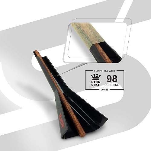 Miniatura 3 de RAW Cargador de cono compatible con tamaño King y 98 pre-rollos especiales Accesorio de carga de cono simple y eficiente para empacar prerolls