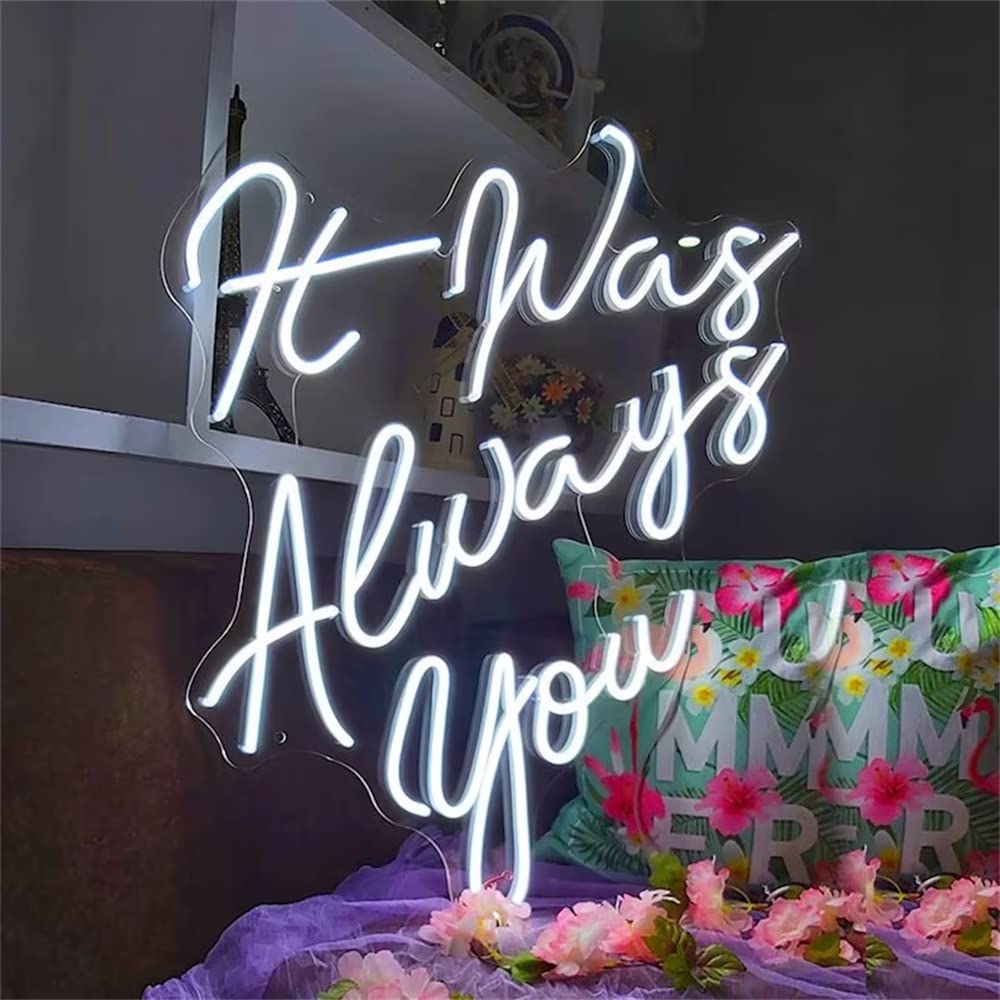 DAKABUKA Better Together Panneau Lumineux Néon LED Bleu Pour Fête Prénuptiale, Décoration Murale, Fiançailles, Anniversaire De Mariage Avec Interrupteur à Intensité Variable, Alimentation USB 5 V