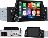 Hikity 5" Autórádió 1DIN Wireless CarPlay Android Érintőképernyős Bluetooth 1