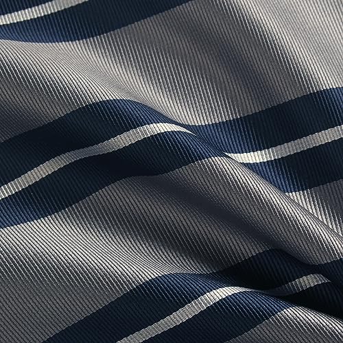 Image of Striped Plaid Polka Dot Mens Tie Formal Necktie Pocket Squares Ties Clips Cufflinks Classic for Men Set
