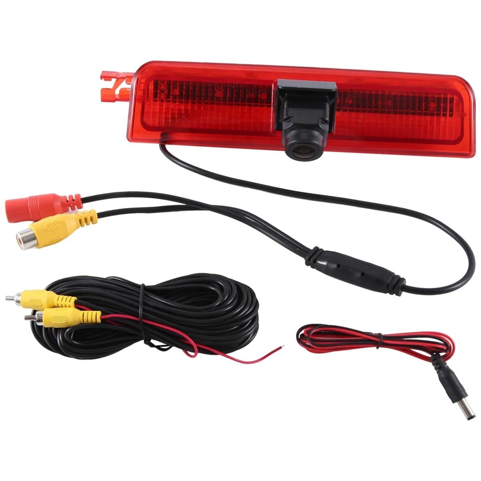 KNRAGHO Telecamera Retrovisore Con Luce Di Stop A LED Per VW Caddy 2003-2015, Angolo 170° E Visione Notturna