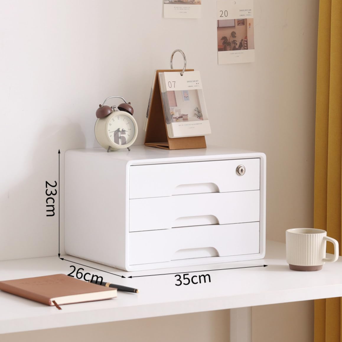 Amazon.co.jp: MJKQ9 デスクオーガナイザー 机上ラック 木製 35*26