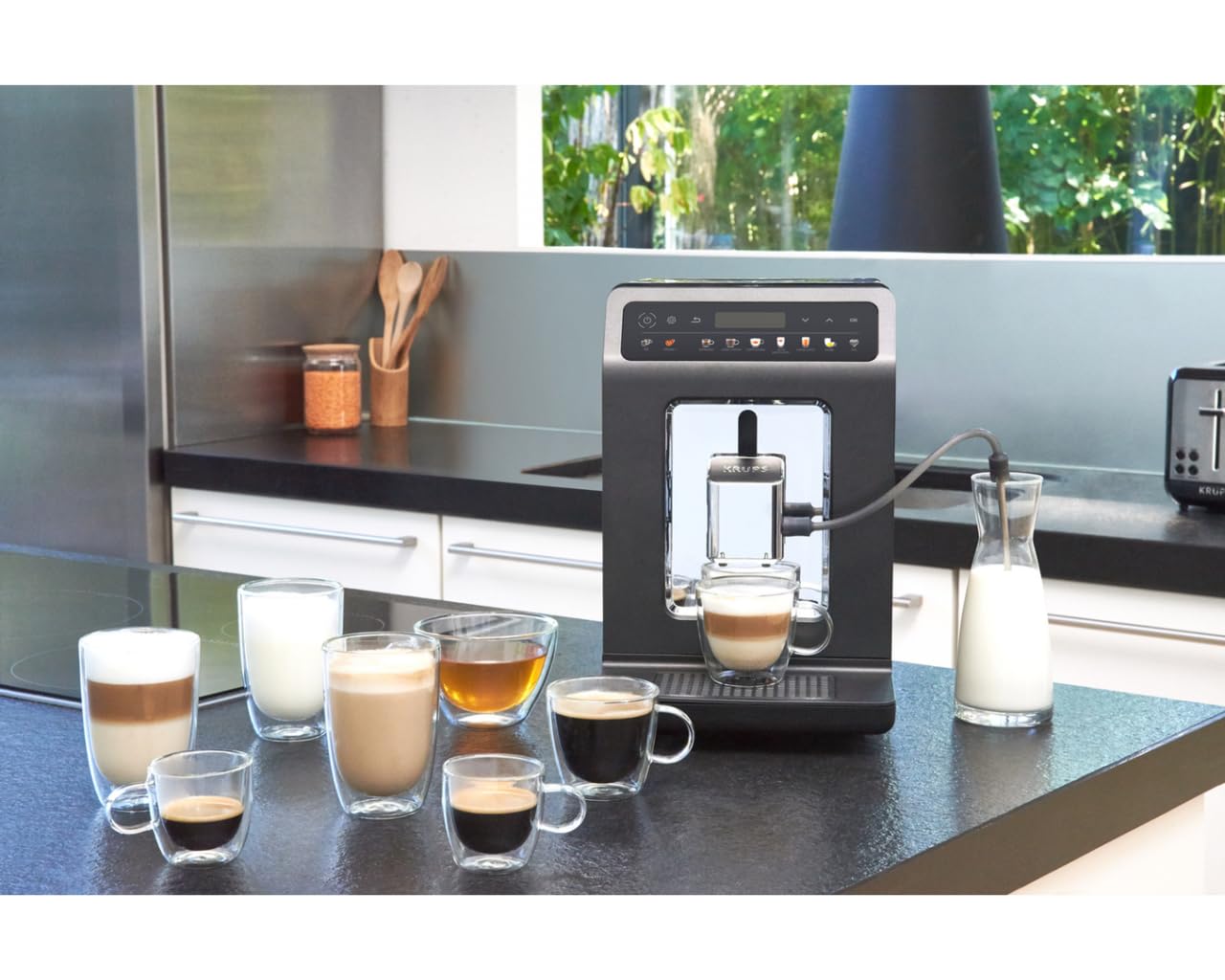 Krups robot da caffè nero 15 bar yy4328fd
