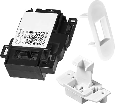 2026 Upgraded WH01X27954 Washer Lid Lock Switch WH01X24381 Washer Lid Lock Bezel WH02X24399 Washer Lid Lock Striker - Compatible with GE Hotpoint Top Load Washer Replacement 3 PACKS