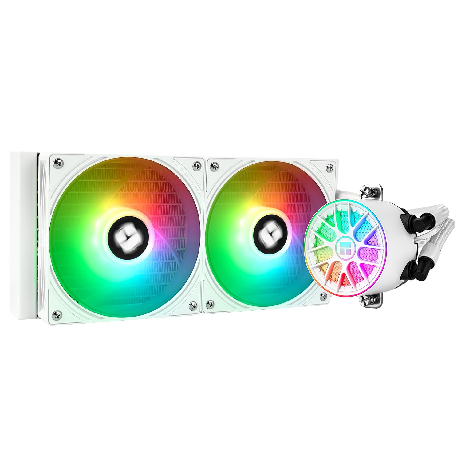 Amazon.co.jp: Thermalright AQUA ELITE 240 V6 ARGB White AIO