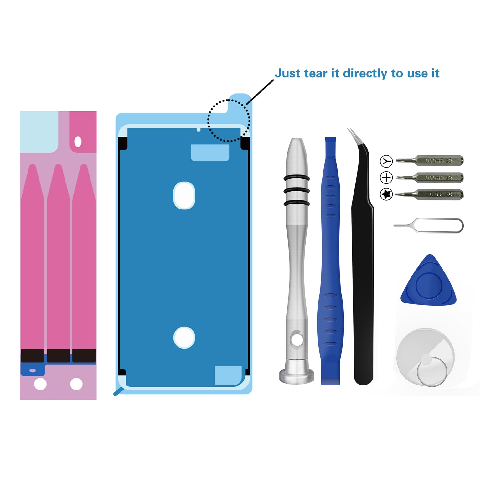 Batteria di riserva 5000mAh iPhone 11 - A2111 A2221 A2223 Kit di sostituzione - Dettaglio