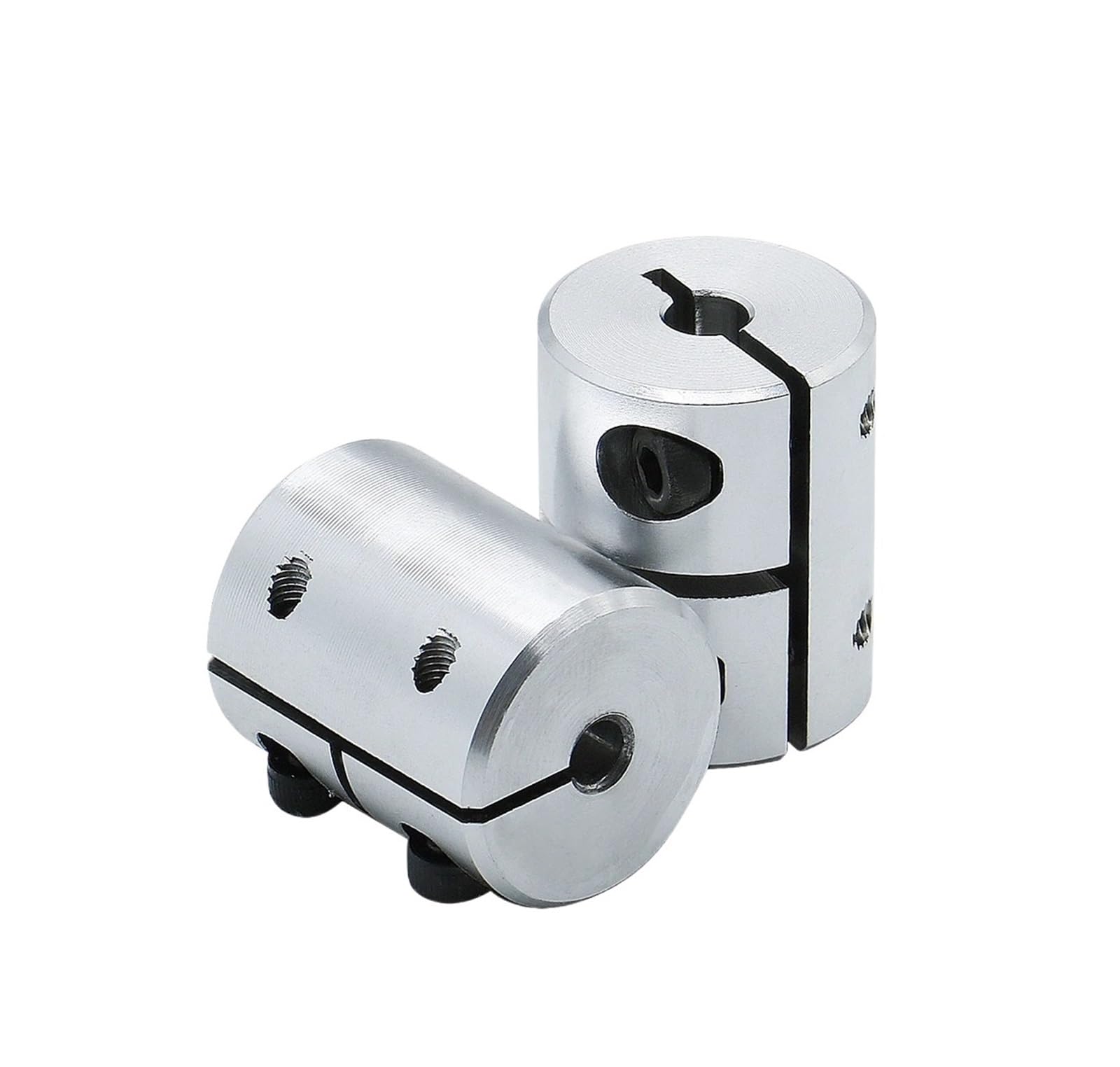 Rigid coupling,Stainless steel rigid coupling 1pcs D25L40 3D Printer Part Lead Screw Aluminium RIgid Coupler Coupling Motor Electric CNC Machine(6X6.35)