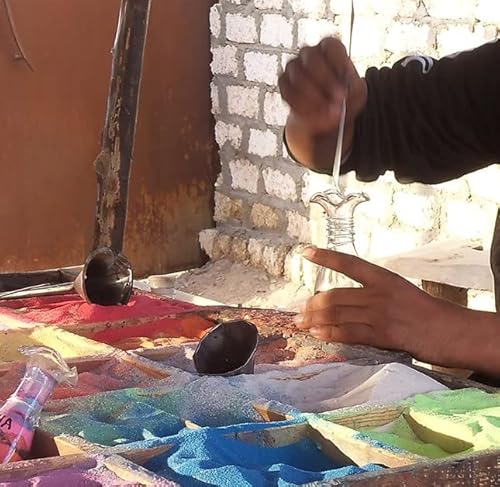 Customizable Handmade Sand Art Jar – Unique Decorative Gift for Weddings, Anniversaries, and Valentine's Day - Image 2