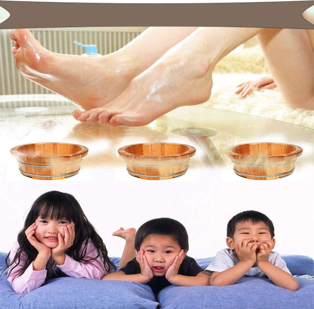 Foot Spa rWooden Reflexology Foot Bath Bucket for Pcure & Home Relaxat Lenitivo Foot Soak Tub per Salute & Benessere t & Relief