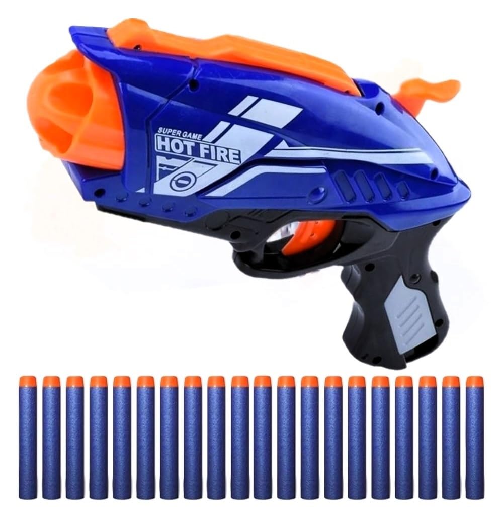 VGRASSP Foam Blaster Toy Gun for Kids - Auto Revolver Foam Blaster Gun - Safe and Long Range - 20 Soft Suction Bullets (Multicolour) (B0CJRRSGMF) Amazon Price History, Amazon Price Tracker