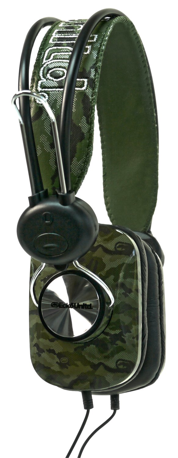 DigiPowerMarc Ecko Unltd EKU-PLS-CMG Pulse Over-the-Ear Headphones (Camo Green)