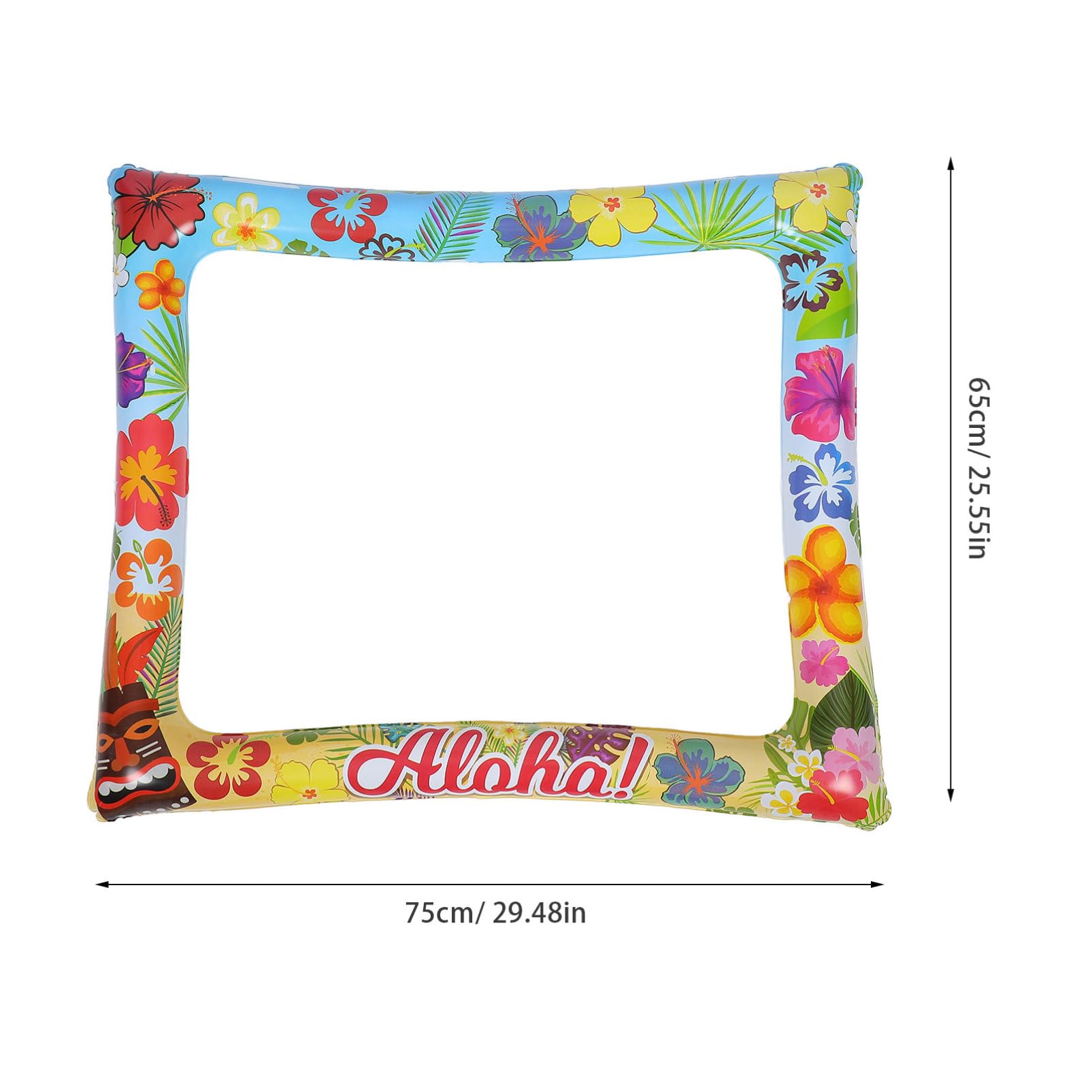 Toyvian 5 Stück Aufblasbarer Foto für Partys und Festivals Sommer Hawaii Stil Vielseitige Foto Requisite für Hochzeiten und Feiern Leichtes Kunststoffmaterial für Unvergessliche