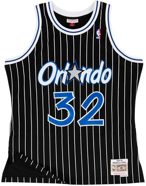 Mitchell & Ness Orlando Magic Shaquille O'Neal Black Swingman Jersey