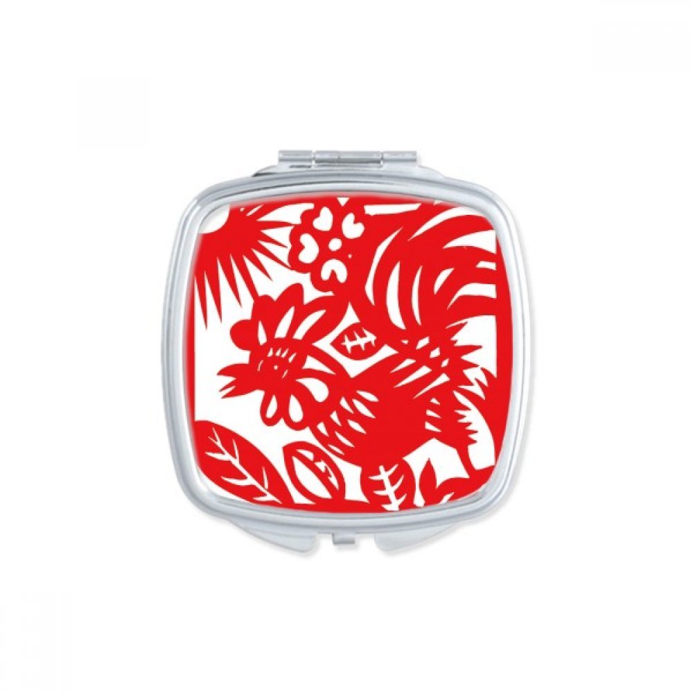 Miroir de Poche Coq Zodiaque Chinois cadeau mignon