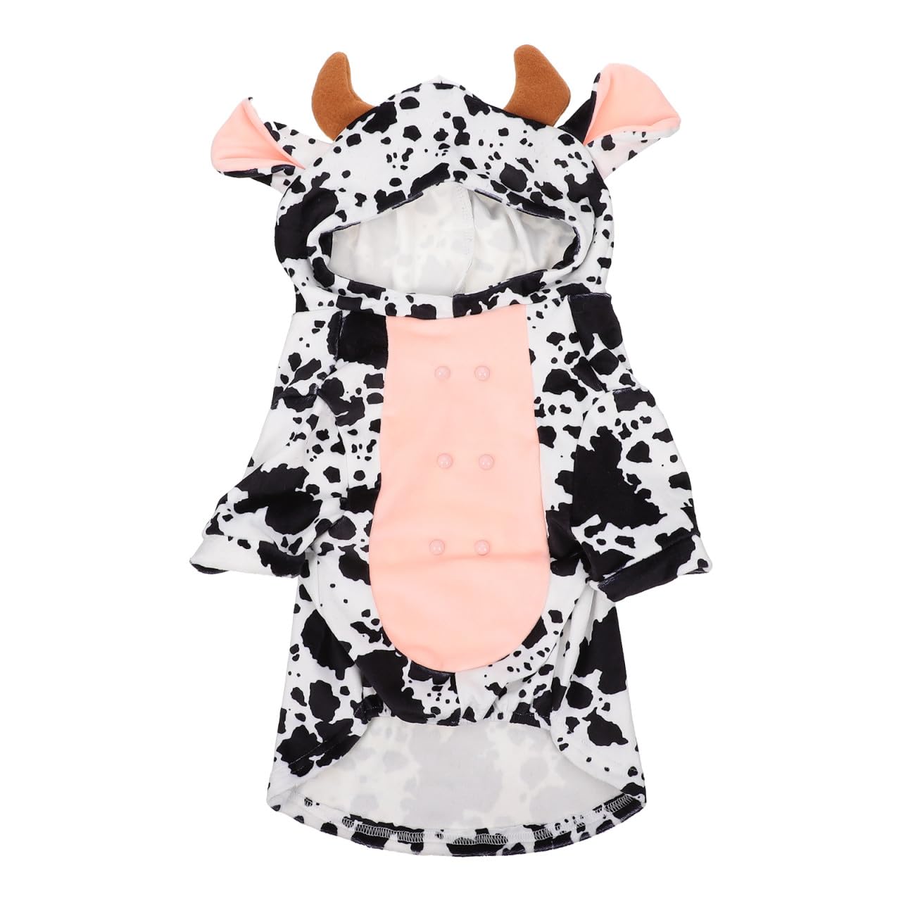POPETPOP 3pezzi Abbigliamento Per Animali Domestici Stile Mucca Outfit Adorabile Per Cani e Gatti Costume Decorativo Per Attività All Aperto Design Semplice e Chic Facile Da Indossare e
