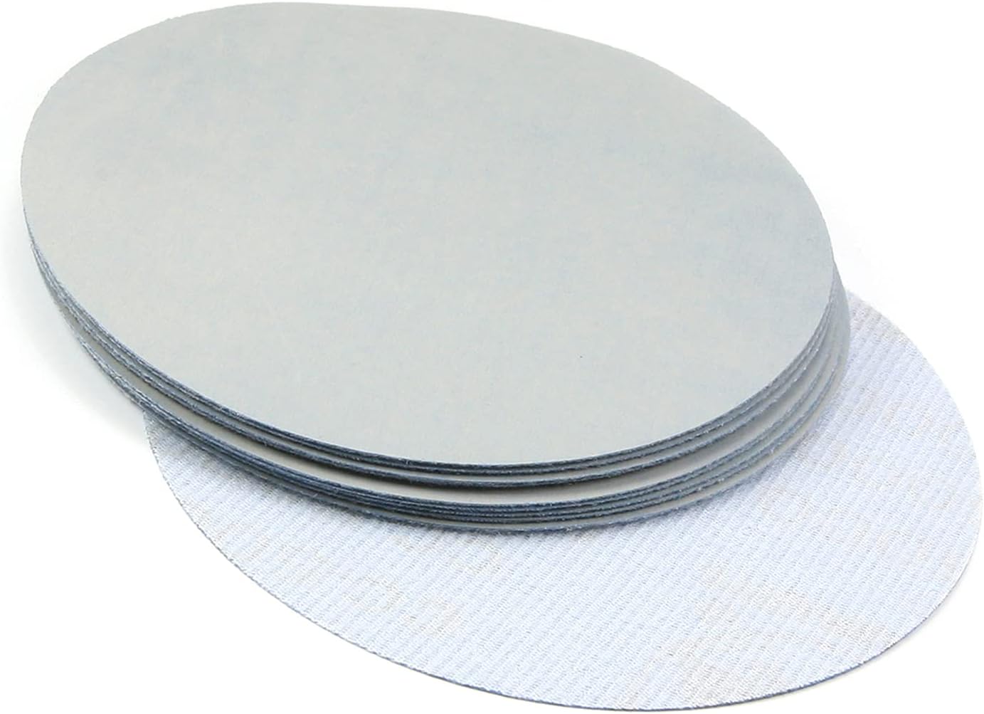 Utoolmart Hook and Loop Sanding Discs, 5 Inch Sandpaper, 5000 Grits Flocking Sandpapers, for Angle Grinder to Remove Rust Paint, White, 10 Pcs