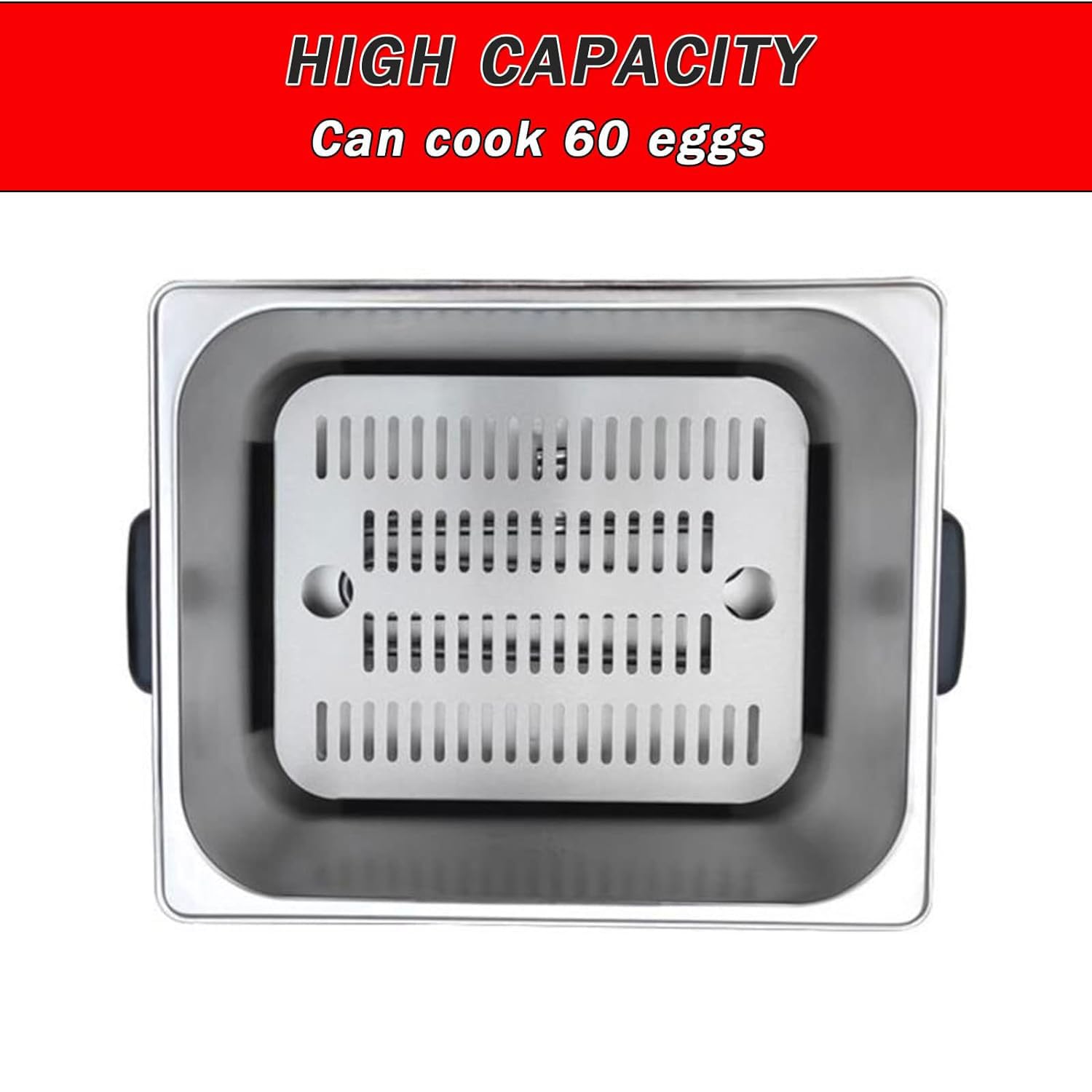 TAHALI Cuociuova Elettrico, Cuociuova Elettrico Facile, Cuoci Senza Sforzo 60 Uova con Sorgente Calda, Macchina per Uova alla Coque,220V