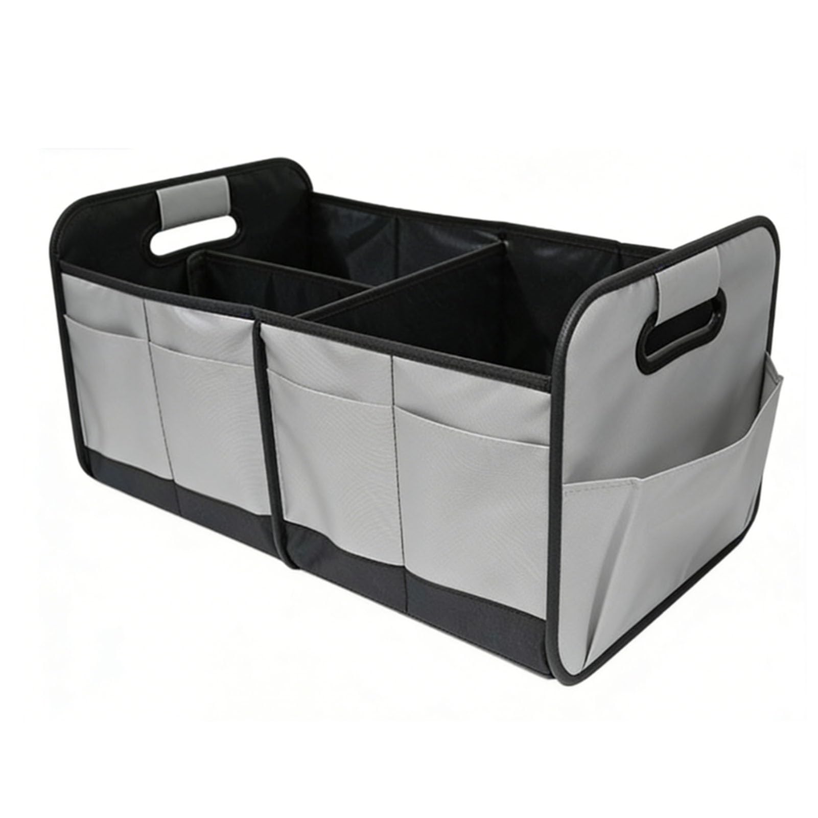Ejoyous Organizzatore Pieghevole per Bagagliaio dell'auto, in Tessuto Oxford, 58 X 32 X 37 Cm, Multi Scomparto, Maniglie Pieghevoli, Base Antiscivolo, per SUV, Camion, Campeggio, Generi alimentari.