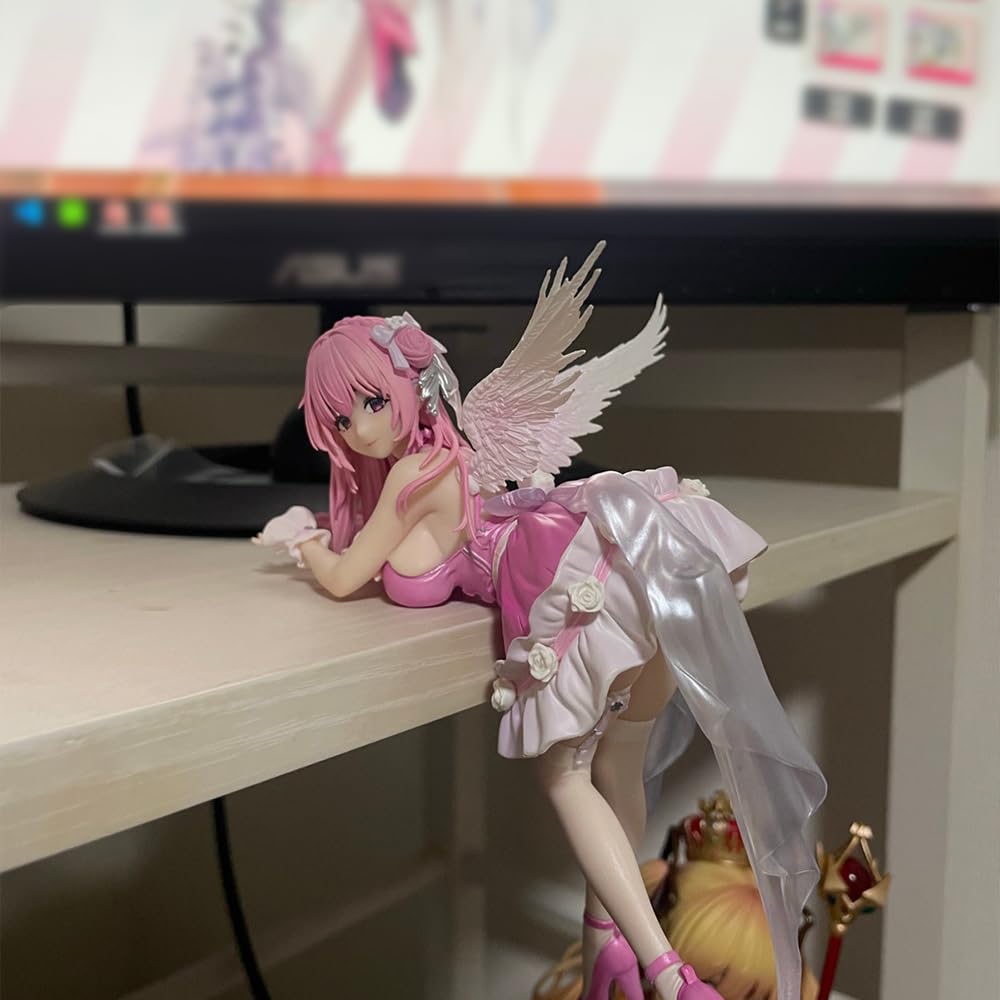 Zhongkaihua NIKKE Figurine d'action de Dorothys 15 cm - Robe rose - Modèle en PVC - Figurine de décoration de bureau - Décoration de bureau - Décoration de Noël ou d'anniversaire