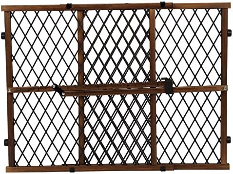Position & Lock Baby Gate, Pressure-Mounted, Farmhouse Collection