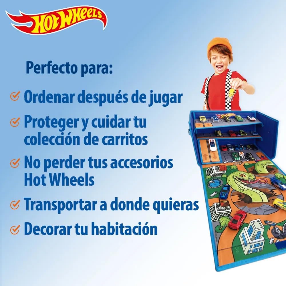 Hot Wheels Flex Cube playmat Garage Storage