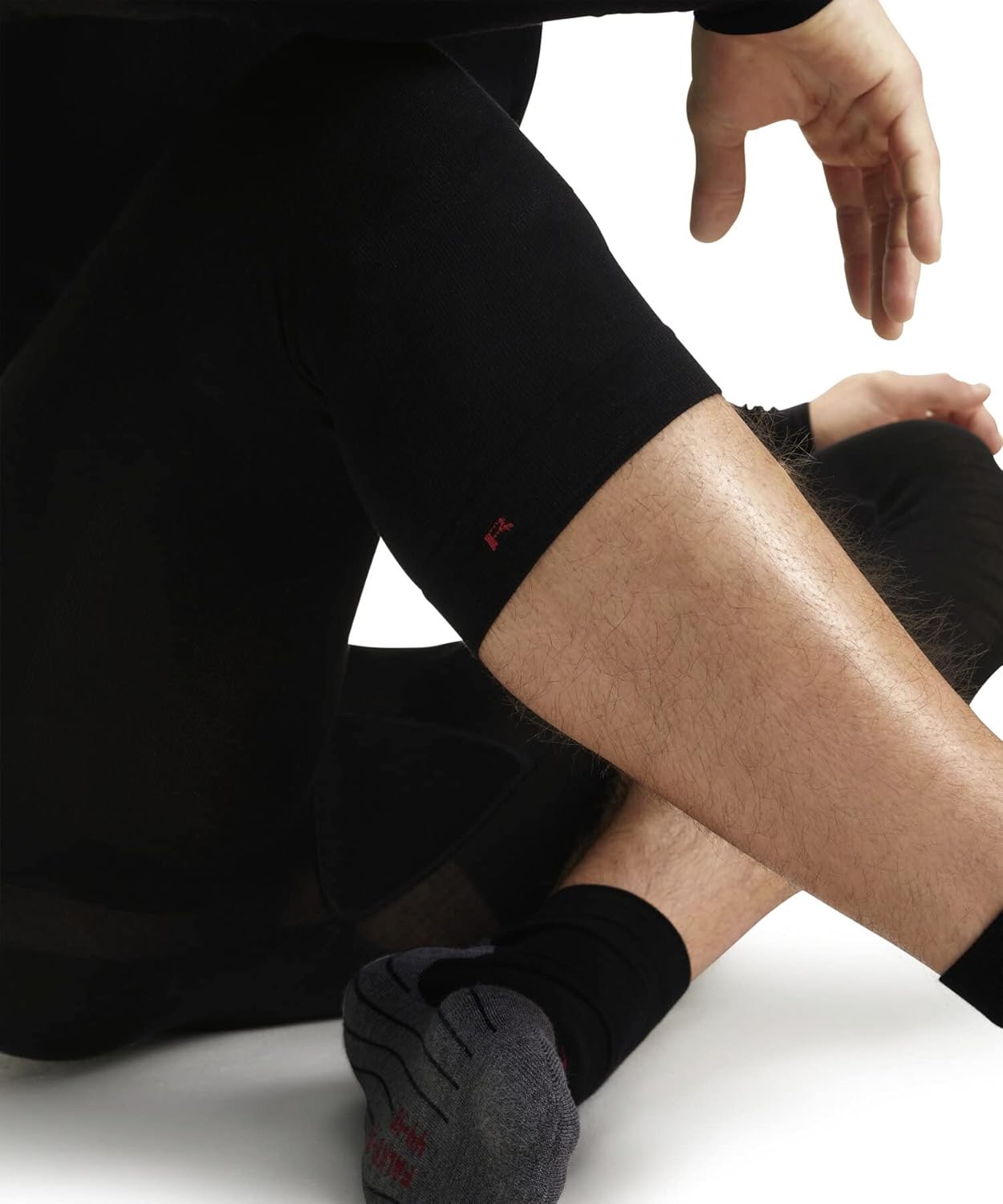 FALKE Men's Wool Tech. Light 3/4 Base Layer Bottom, 1 Pair