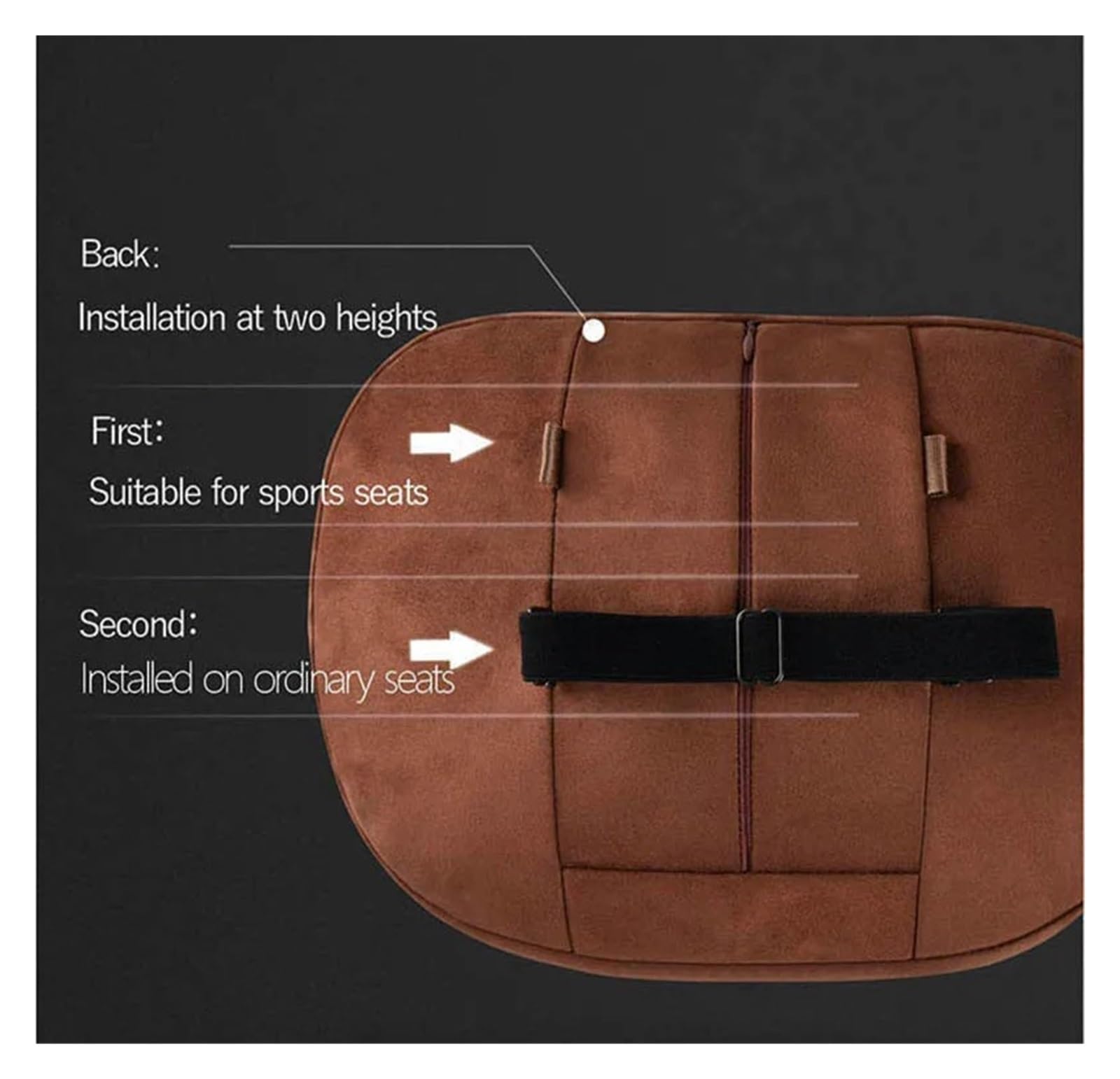 Reposacabezas Coche Almohada for reposacabezas de Coche, Soporte for Asiento, Suave, Universal, Ajustable, Almohadas for Cintura y Cuello, Almohada for reposacabezas de Coche(2Pieces Grey)