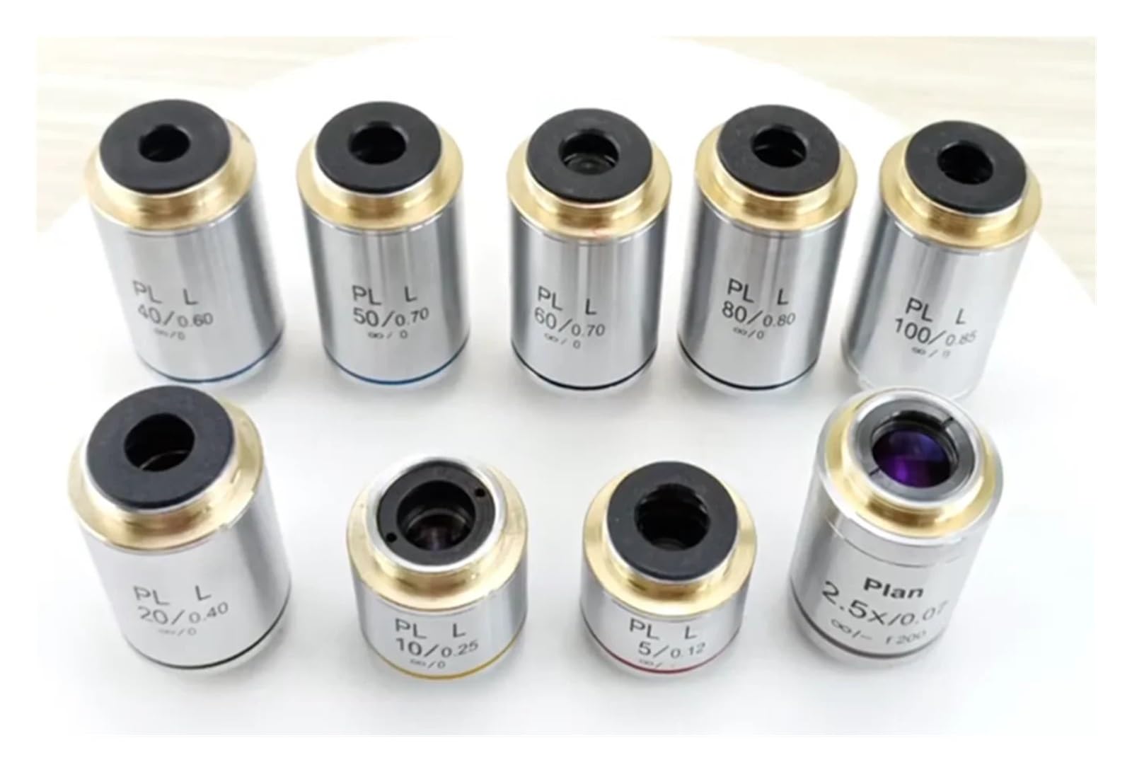 Lentille microscope metallographique objectif infini plan achromatique 40X RMS - 7