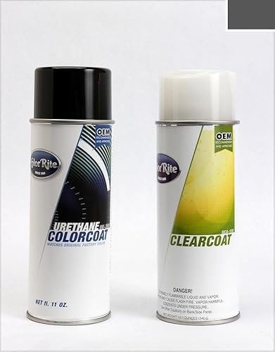 Vista 456 de Pintura de retoque automotriz en aerosol para Mazda Miata - Sunlight Silver Metallic Clearcoat 22V - Color+Paquete Clearcoat