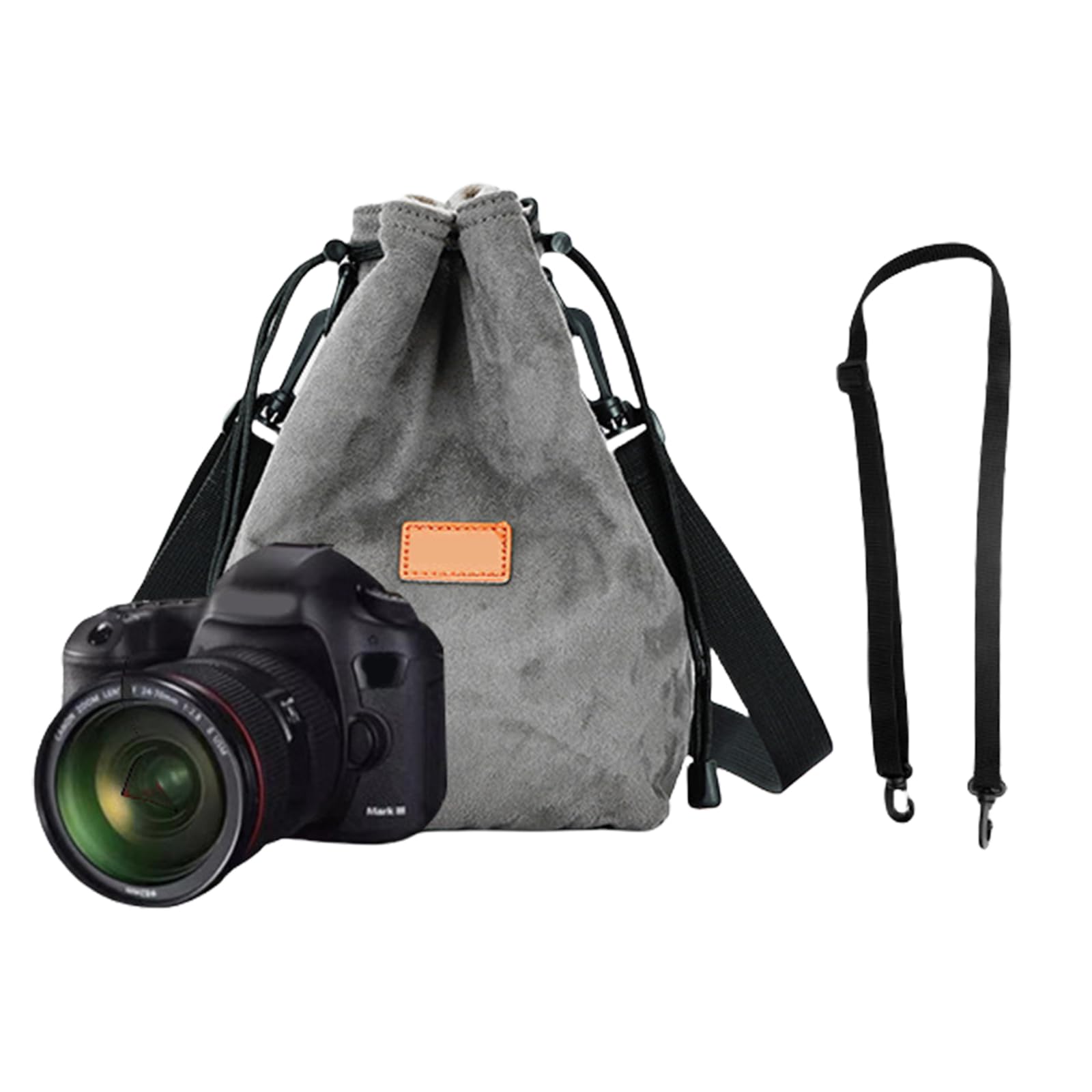 Jazuaiao Camera Lens Bag Camera Lens Pouches for Drawstring Case Pouches Bag Protective Case Accessories