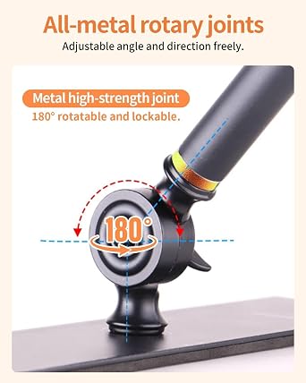My DIMELIFE Bed Sofa Projector Stand - Adjustable Length 33-45cm Angle Adjustable Projector Mount Invisible Mount for Bed or Sofa, Compatible with 99% Projector, XGIMI, Nebula, Epson and More