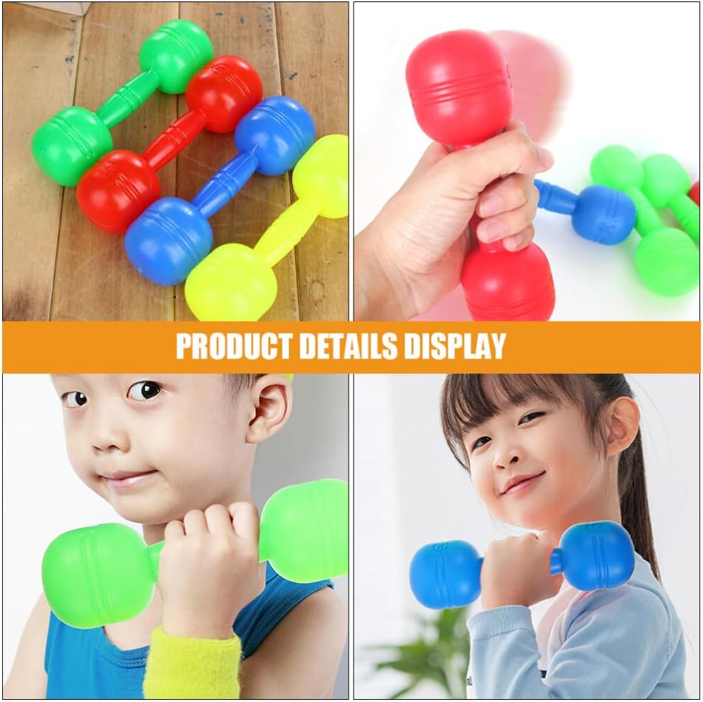 HANABASS Interactive Children's Dumbbells Kids Barbell Sets Non-slip Design Exercise Kids Weights