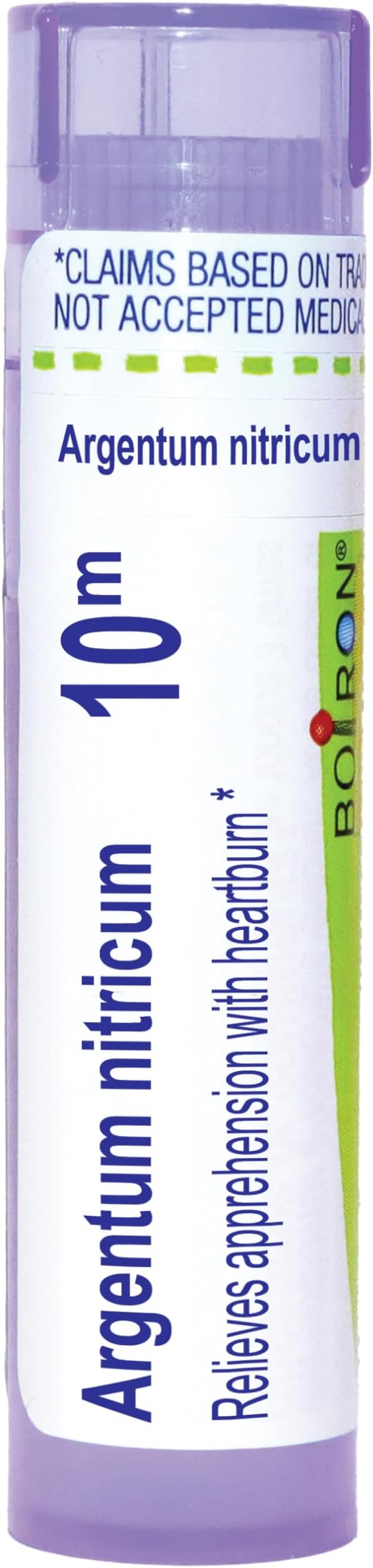 Argentum Nitricum 10M for Apprehension with Heartburn - 80 Pellets