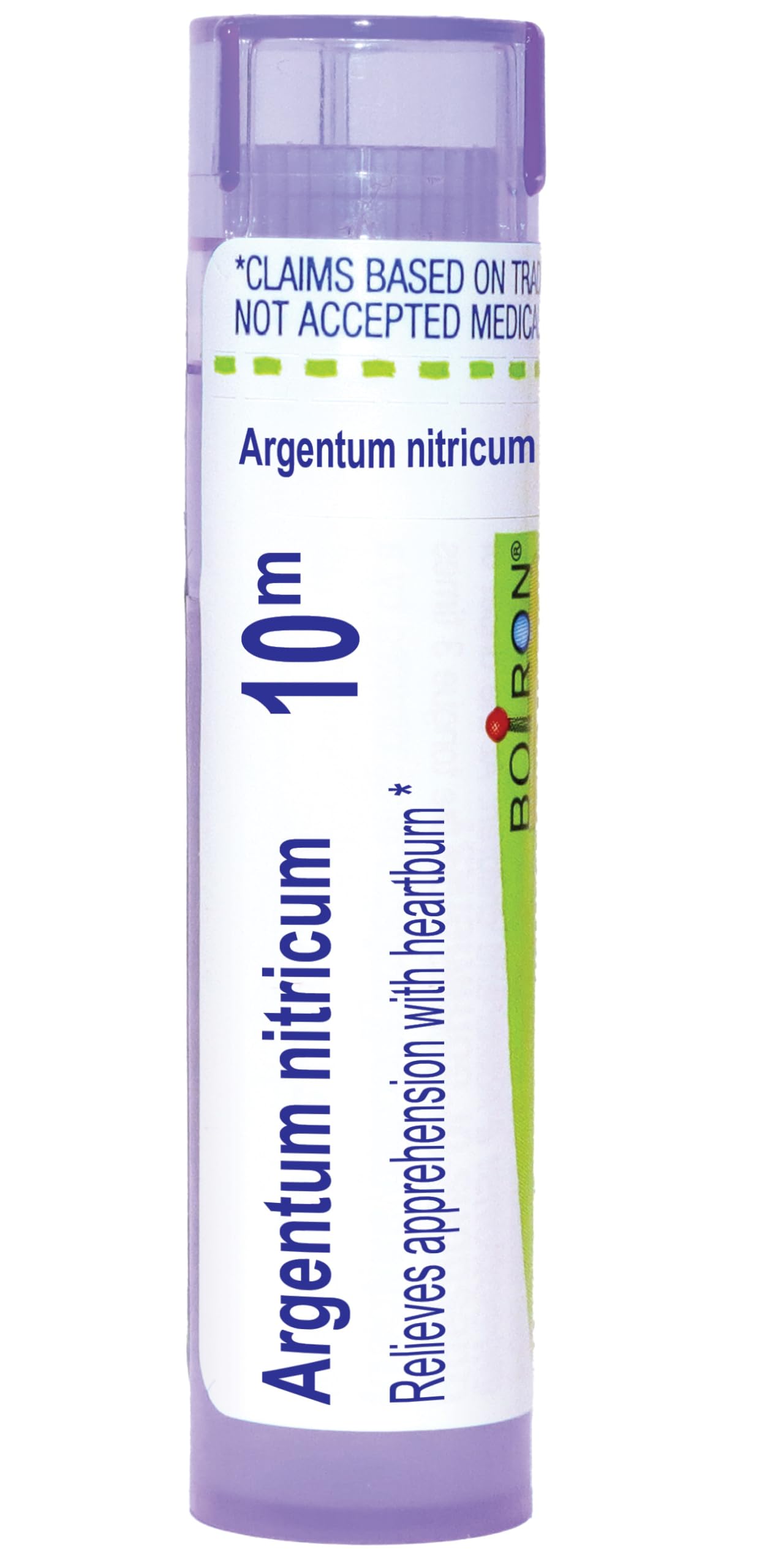 BoironArgentum Nitricum 10M for Apprehension with Heartburn - 80 Pellets