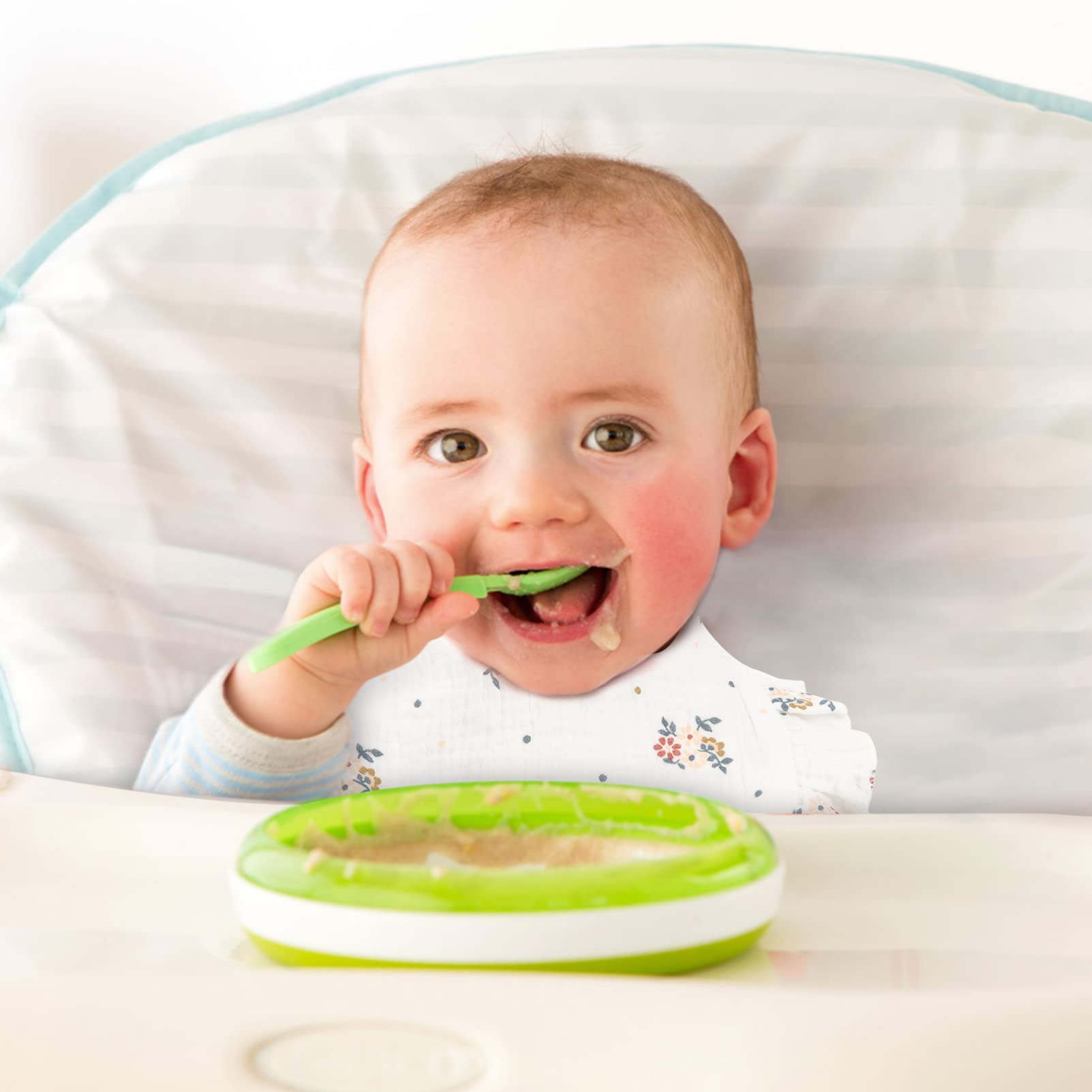 ULTECHNOVO 6 Stück Baumwoll Sabberlätzchen für Babys Saugfähig und Hautfreundlich Waschbare Musselin Lätzchen für Neugeborene und Kleinkinder Geschenk für Junge Eltern
