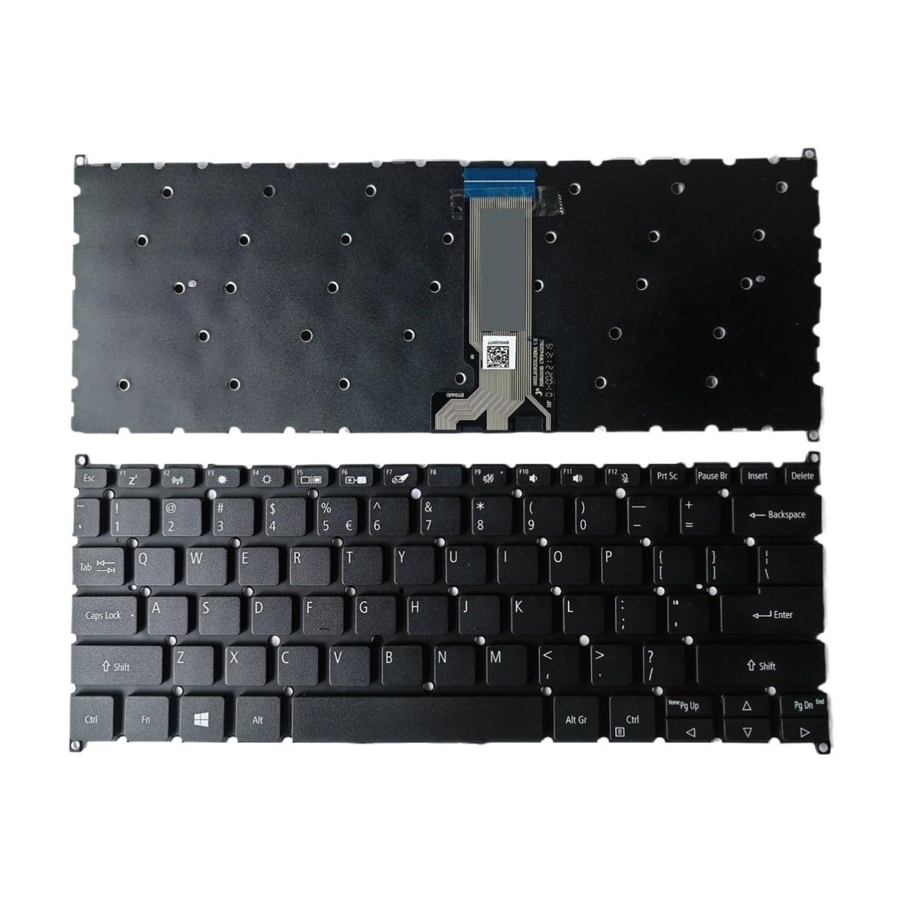 Teclado en Idioma Estadounidense para portátil Spin 5 N19W3 SP313-51N-51RP N20W1 SP513-55N