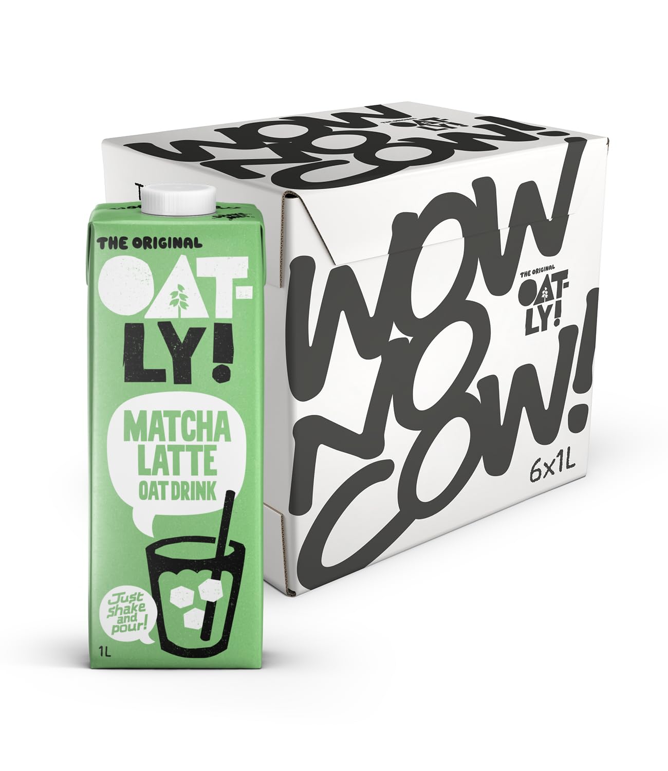 Oatly Oat Drink Matcha Latte 1L (Pack of 6)