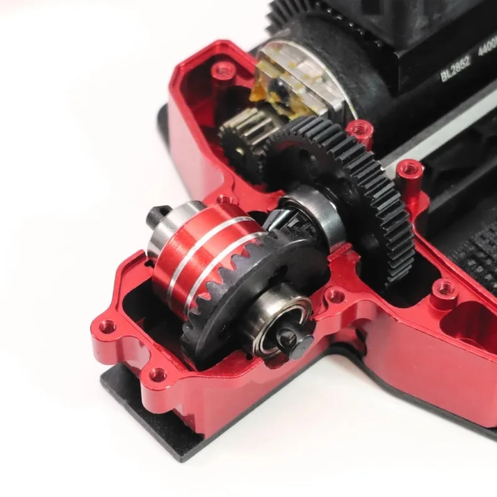 RC Modelli Parti Anteriore Posteriore Differenziale Ad Ingranaggi Kit In Metallo Per MJX Per Hyper Go 14211 14210 H14BM 1/14 RC Auto Aggiornamenti Parti Accessori(Silver)
