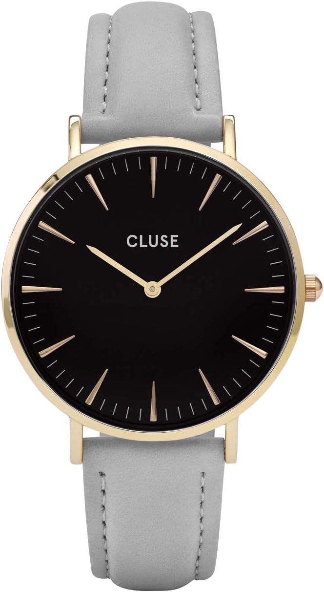 CLUSE Womens Analogue Quartz Watch with Leather Strap CL18411