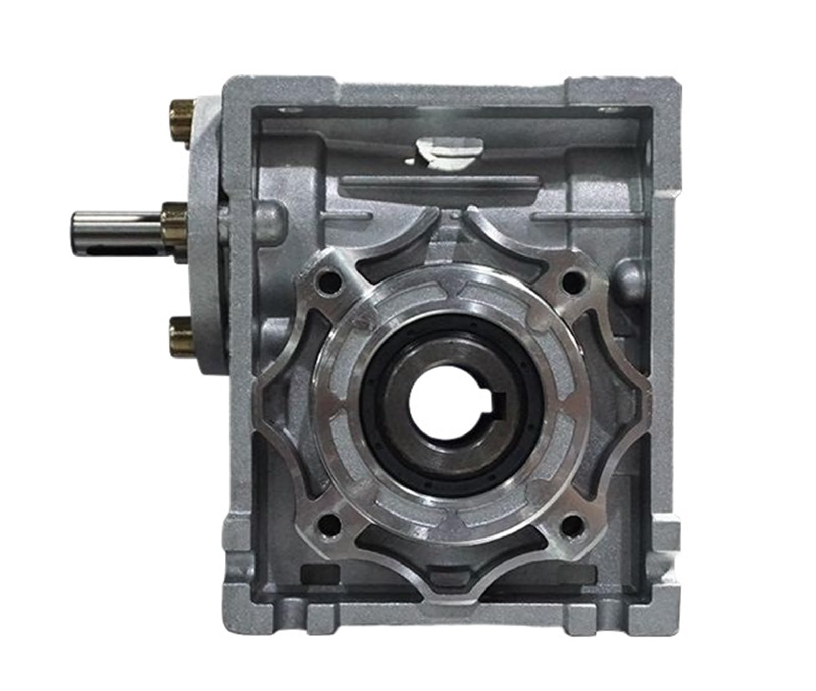 Réducteur à vis sans fin NRV40 robuste avec trou de sortie de 18 mm et ratio 7.5:1