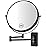 Gospire 9 Large Size Wall Mount Magnifying Mirror, 1X/10X Magnification Double-Sided, 360 Swivel Extendable Cosmetic Vanity Round Shaving Bathroom Mirror for Men and Women