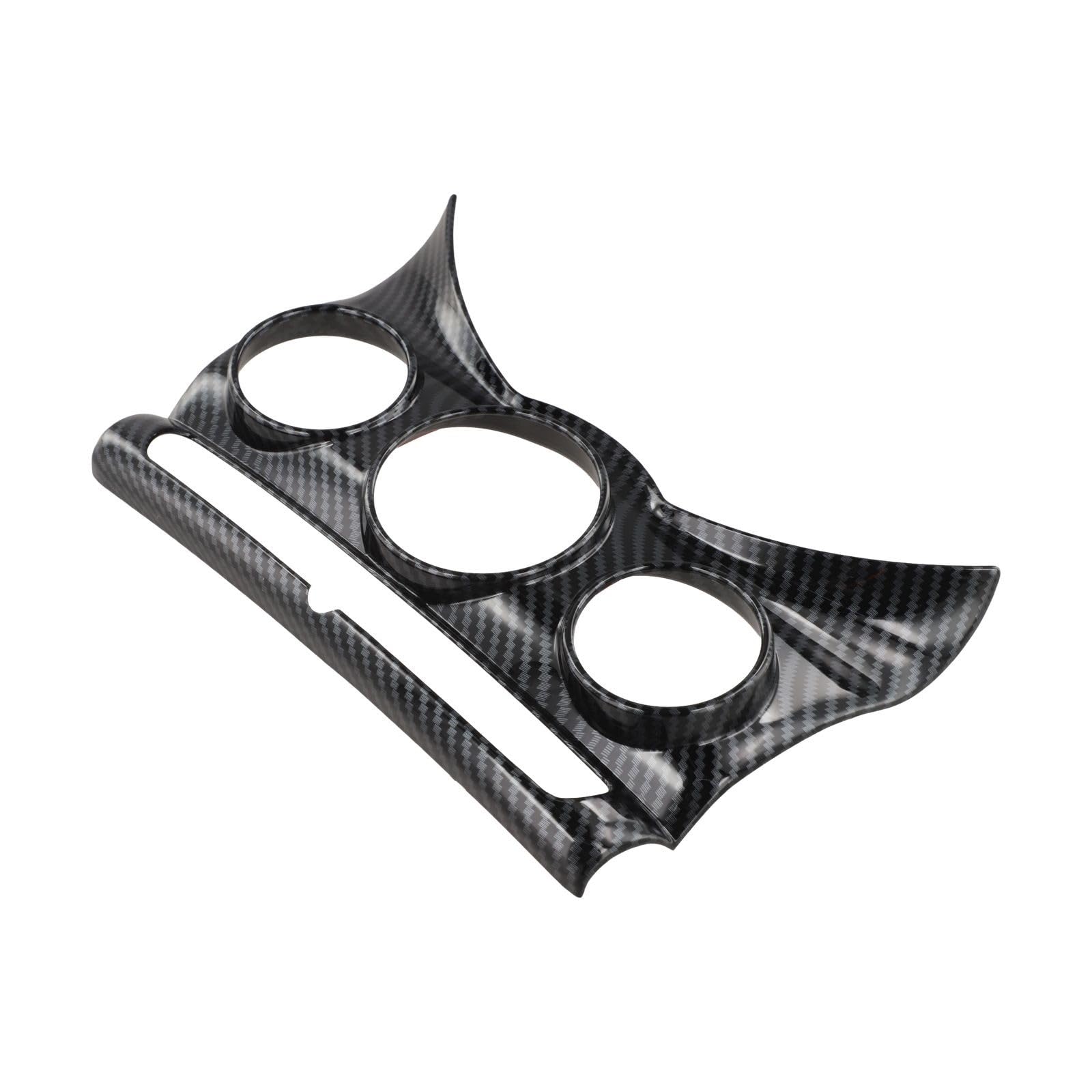 Coque de console centrale en fibre de carbone pour MINI Cooper S JCW F55 F56 2014-2023, garniture intérieure en ABS pour tableau de bord