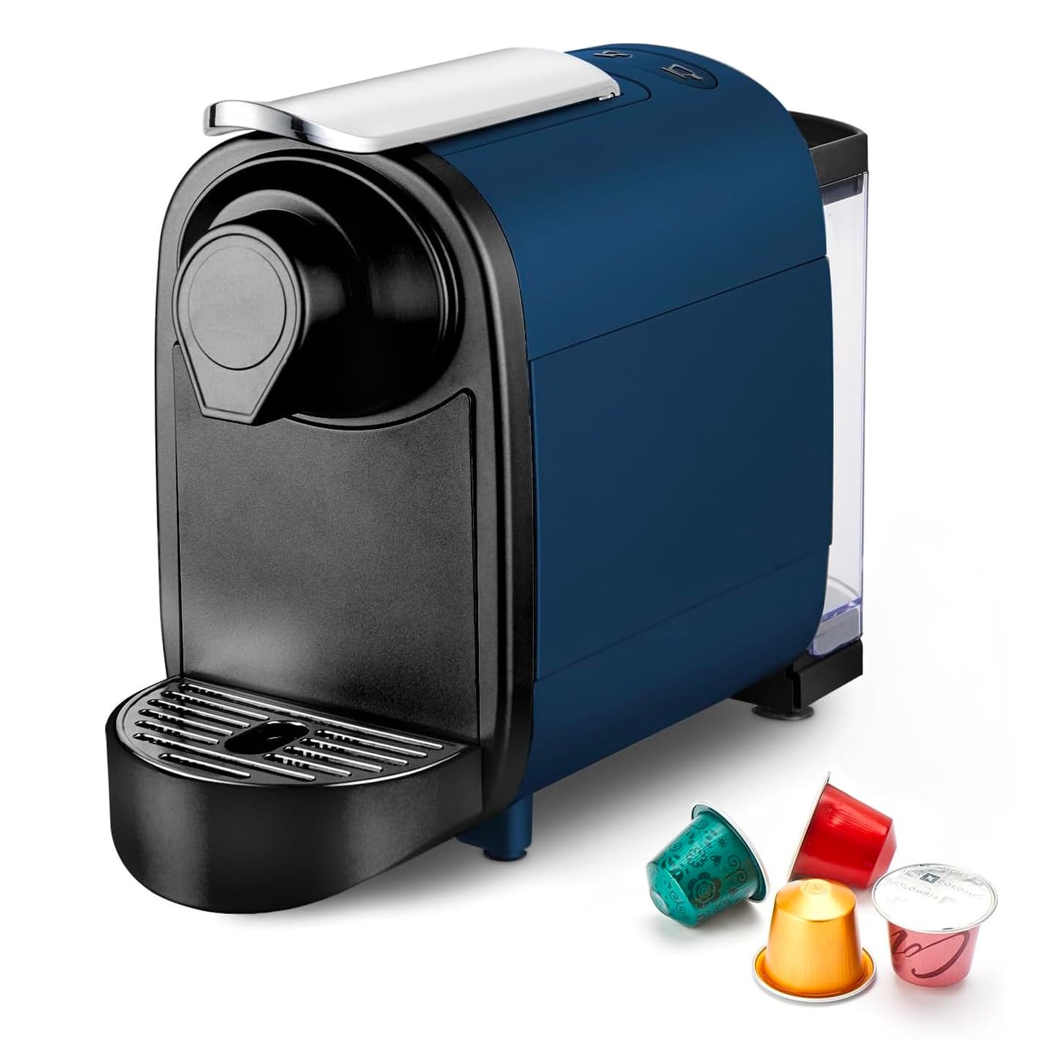 Avilia Macchina Caffè per Capsule 1400W, Pressione 19 Bar, Capacità 700ML, Funzione Spegnimento Automatico, Scaldatazze Integrato