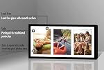 Americanflat 5x7 Picture Frame Collage with Shatter-Resistant Glass - Fits Three 5x7 Photos or Use as One 8x16 Frame - Signature Collection - Collage Frames for Tabletop and Wall Display - Black