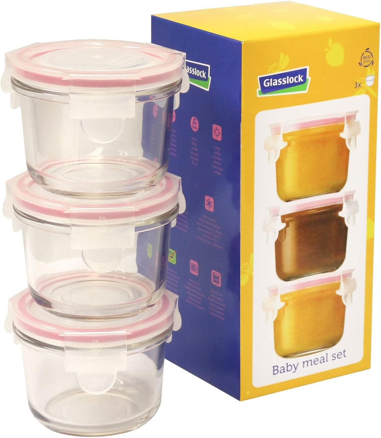 Glasslock Yumyum Round MCCB016 165ml 6pcs