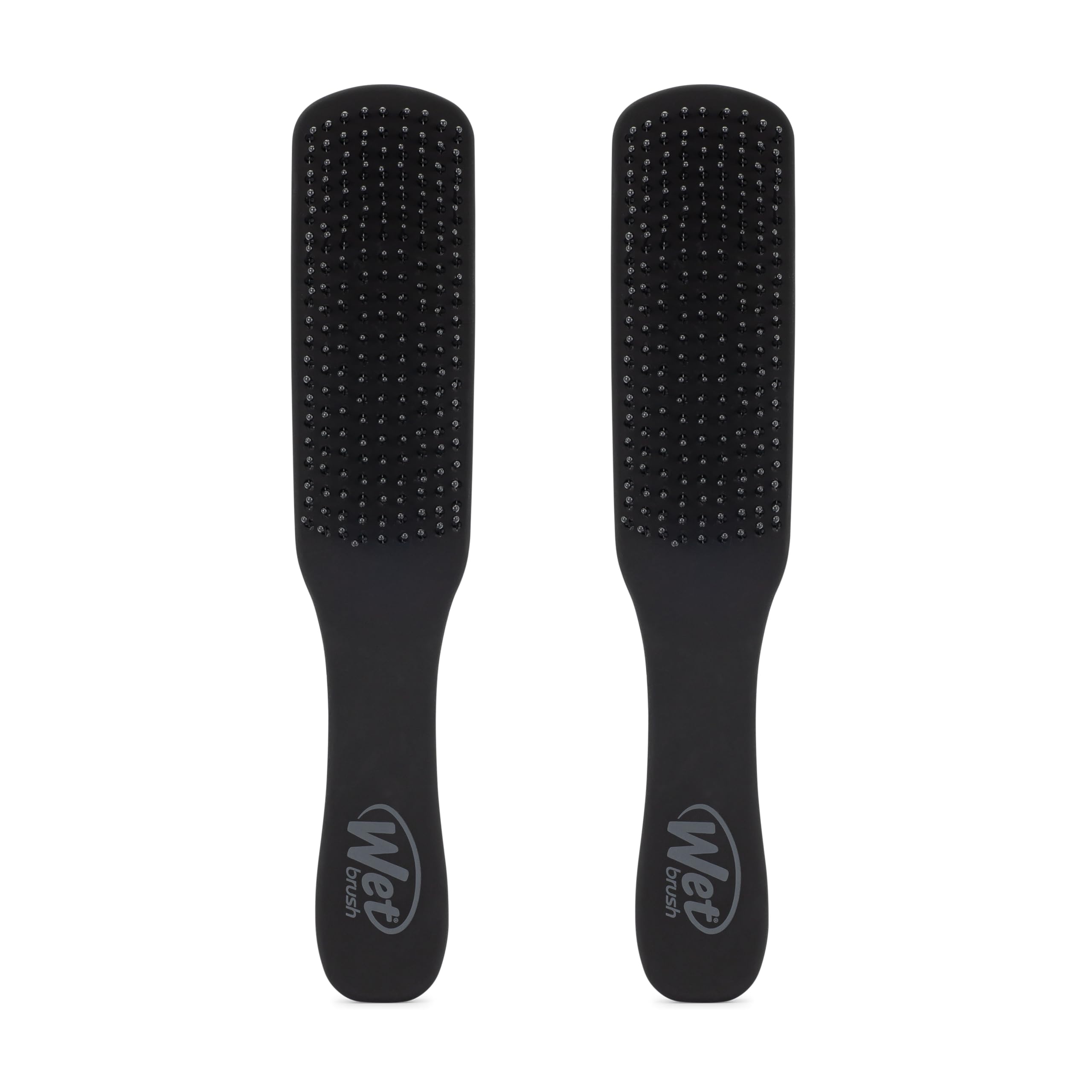 Wet Brush Detangling Hair Brush for Men Black - Stimulates Scalp and Beard for Fuller, Stronger and Healthier Hair - Intelliflex Detangler Bristles Promote Hair Growth and Protect